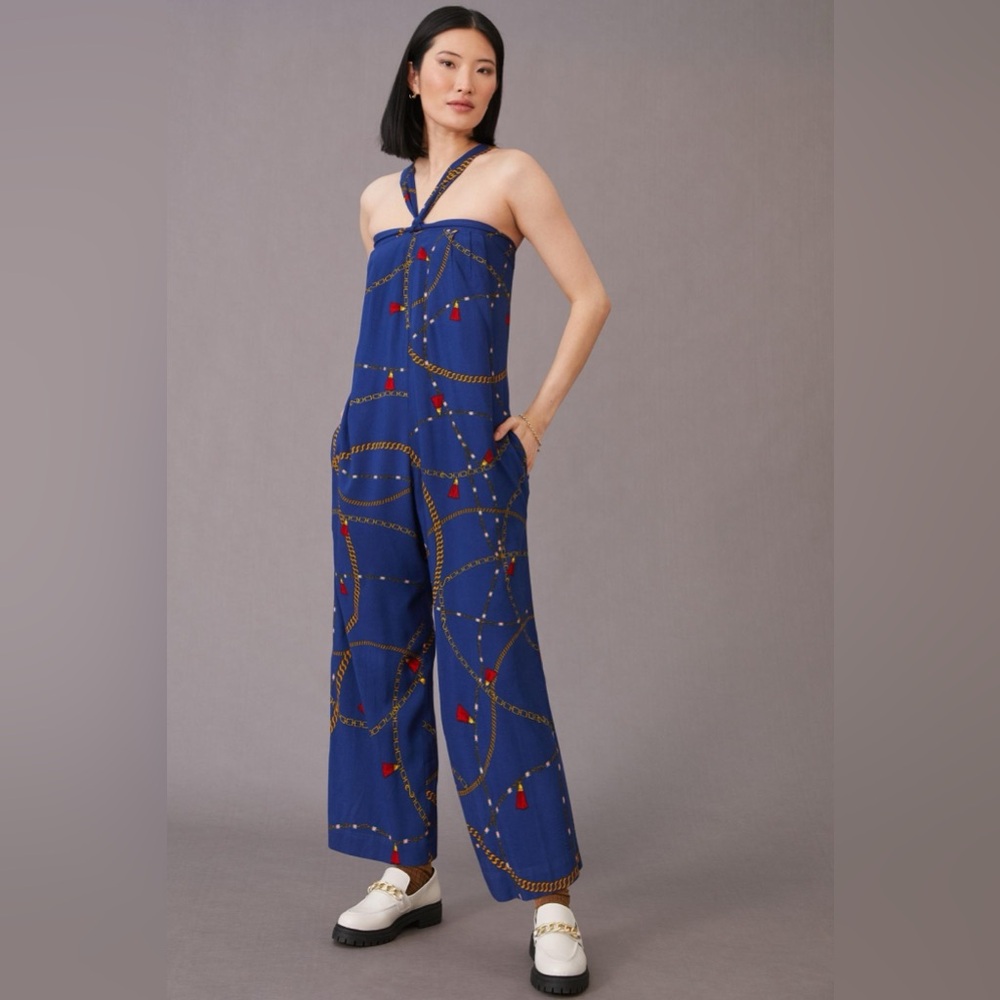 Corey Lynn Calter Halter Jumpsuit